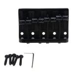 Musiclily Pro сверхпрочная -4 струна основа Bridge Vintage латунь производства седло Precision / Jazz основа для, черный 