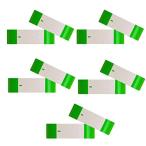 Rimikuru одноразовый напульсник флуоресценция водонепроницаемый одиночный цвет 500 листов одним движением оборудован входить место Event ( зеленый )