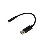 SOUNDWARRIOR Φ3.5mm - USB-A аудио изменение кабель в высоком разрешени соответствует высокая прочность | SWA-HS-USBA