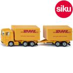 ボーネルンド Siku ジク 輸入ミニカー 1694 DHLトラック トレーラー付