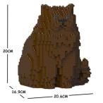 【無料ラッピングサービス有り】 JEKCA ジェッカブロック ペルシャ猫 茶 01S-M05 Sculptor 立体パズル 組立パズル