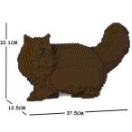 【無料ラッピングサービス有り】 JEKCA ジェッカブロック ペルシャ猫 茶 02S-M05 ネコ 猫 Sculptor 立体パズル 組立パズル