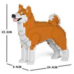 【無料ラッピングサービス有り】 JEKCA ジェッカブロック 秋田犬 茶 01S-M01 Sculptor 立体パズル 組立パズル