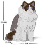 【無料ラッピングサービス有り】 JEKCA ジェッカブロック ラグドール 01S-M01 ネコ 猫 Sculptor 立体パズル 組立パズル
