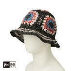 ニューエラ バケットハット 帽子 メンズ レディース NEW ERA クロシェ ニットバケット ペーパー ブラック/サンド/ロイヤル/ライトオレンジ 14388394 正規取扱品