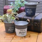  раунд type жестяная пластина ведро f low FLEURS 2 размер (S размер *M размер )3 цвет античный способ садоводство место хранения box *M размер. цена . отличается 