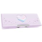 クーリア ルックインソフトペンケース マインフラワー パープル 筆箱 新入学 新学期 筆記用具 730902