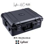 Lykus HC-4620 防水防塵 プロテクターケース 格子状カットスポンジ内蔵 内寸_46x36x18cm ノートパソコン ドローン カメラ レンズ タブレット適用 SGS認証 IP67級