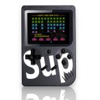 ショッピングゲーム機 Grigioy 【400のゲームが遊べる】 SUP型 携帯 ゲーム機 互換機 本体 レトロゲーム 400種類内蔵 (ブラック)