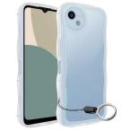 AQUOS wish4 ケース クリア ウェーブ SH-52E TPU波状のバンパー 透明 スマホケース かわいい うねうね アクオス ウィッシュ4