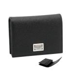 ドルチェ&ガッバーナ DOLCE&GABBANA カードホルダー カーフスキン ロゴプレート BP1643AG21980999 ドルガバ 名刺ケース カードケース 名刺入れ ブラック