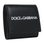 ドルチェ&ガッバーナ コインケース 小銭入れ  DOLCE＆GABBANA BP2521 AA062 HN143 カーフスキン プリントロゴ  NERO ブラック メンズ