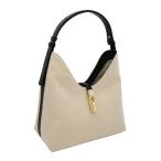 フルラ Furla Goccia ショルダーバッグ M NATURALE+NERO ナチュラーレ+ブラック WB01633_BX3542_1007_NN000 ゴッチャ ホーボーバッグ レディース