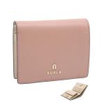 フルラ Furla Camelia コンパクト財布 S TULLE+BALLERINA i int. チュール+ピンクベージュ WP00304_ARE000_1007_3401S カメリア 二つ折り コンパクトウォレッ