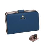 ショッピングフルラ フルラ Furla Camelia コンパクト財布 M INDIGO+COROLLA int. ブルー+ピンク WP00314_ARE000_1007_4503S カメリア 二つ折り コンパクトウォレット レディース