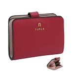 フルラ Furla Camelia コンパクト財布 S RUBY+COROLLA int. レッド+ピンク WP00315_ARE000_1007_4305S カメリア 二つ折り コンパクトウォレット レディース