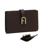 ショッピングフルラ フルラ Furla Flow コンパクト財布 M ESPRESSO ダークブラウン WP00401_BX2045_1007_4284S フロー 二つ折り コンパクトウォレ レディース