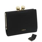 フルラ Furla Dots コンパクト財布 S NERO ブラック WP00541_BX3104_1007_O6000 ドッツ 二つ折り がま口財布 コンパクトウォレット レディース