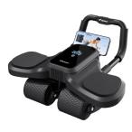 MERACH (メリック) 腹筋ローラー 腹筋ホイール 4輪 LCDディスプレイ 自動スプリングバック スマートブレーキ type-c充電 スマホスタンド付き 膝マッ