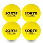 f отсутствует ko мяч закрытый для софтбол 4 шт. комплект SORTE ORIGINAL желтый 