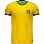  Brazil представитель retro футболка 1970 эмблема вышивка . номер 10a потертость taATHLETA желтый 