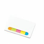 ばらまき 配布 宣伝用品/低価格 安いノベルティ 粗品　ポケット付箋セット(S) ホワイト