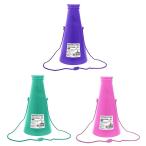 学校行事、子供体験向けイベントに!　メガホン　カラフル　23cm