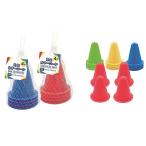 イベント 縁日 催物 抽選会　ミニカラーコーン　4P