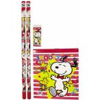 イベント 縁日 催物 抽選会　スヌーピーカラフル4点文具セット