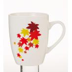 名入れ ロゴ入れ オリジナル/販促品 ノベルティ グッズ　マグカップ 〈紅葉〉