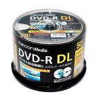 FalconMedia 1回録画用 DVD-R DL CPRM 215分 50枚 ホワイトプリンタブル 片面2層 2-8倍速 BE071