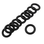 uxcell ゴムOリング ラバーOリング 社外ダイヤ 2.4ミリメートル厚さ ガスケット ブラック 13ミリメートル 10個