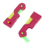 uxcell 糸通し 糸通し器 自動ニードルスレッド 針スレッド 三色 6.7cm長さ プラスチック製 2個いり