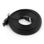 uxcell SATA кабель данные кабель eSATA удлинение кабель HDD твердый Drive мужской - мужской M/M коннектор черный 7 булавка 2M