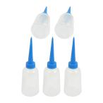 uxcells тест бутылка ведро диспенсер 5 шт. входит .100ml. емкость голубой форсунка эксперимент пустой ...