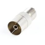 uxcell RF такой же ось коннектор антенна CATV TV FM PAL женский -F женский серебряный цветный 2.6 x 1cm