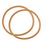 uxcell 圧力鍋 パッキン 圧力鍋専用部品 ゴムパッキン プレッシャークッカーシールリング 内径20cm キッチンの圧力鍋用 2個