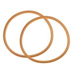 uxcell 圧力鍋 パッキン 圧力鍋専用部品 ゴムパッキン プレッシャークッカーシールリング ブラウン キッチンツール ガスケットシール 2個