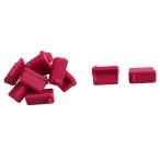 uxcell USB порт пыль штекер силикон производства красный i-sa сеть порт защита колпак 10 штук входит 