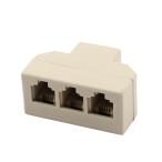 uxcell RJ11 3 женский адаптор i-sa сеть коннектор сплиттер 