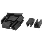 uxcell звукоизоляционный материал труба колпак семья PE потерто предотвращение мебель стул пара протектор камера труба покрытие черный 10 штук входит 