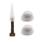 uxcell Moss tree комплект пластик минерал подводный Moss мяч аквариум Moss tree аквариум оборудование орнамент 1 штук входит 