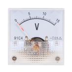 uxcell вольтметр аналог panel напряжение мера ABS пластик DC 0-15V 2.5% ошибка 91C4