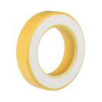 uxcell フェライトコア フェライトリング トロイダルコア アイロン 35.4x57.7x14mm イェロー ホワイト 1個入り