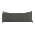 uxcell корпус pillow кейс soft микроволокно длинный постельные принадлежности корпус pillow покрытие серый 51x14cm