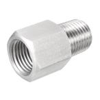 uxcell труба фитинг адаптор снижение 1/4 NPT мужской -1/4 Gme Spy p фитинг адаптор снижение манометр нержавеющая сталь сталь 