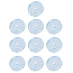 uxcell ゴム足 D25xH16m アンチスリップ クリア クリアブルー 家具テーブルレッグプロテクター 1個入り