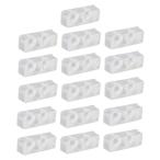 uxcell ゴム足 フロアプロテクター 長方形 足パッド アンチスクラッチ 4x15mm 16個入り