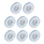 uxcell ゴム足 フロアプロテクター 挿入物金属 アンチスクラッチ 家具 床 保護装置 3mm 8個入り