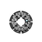Yahoo! Yahoo!ショッピング(ヤフー ショッピング)uxcell LEDボード 24個LED 850nm 90度ラウンドプレート ホワイト IR赤外線ボード
